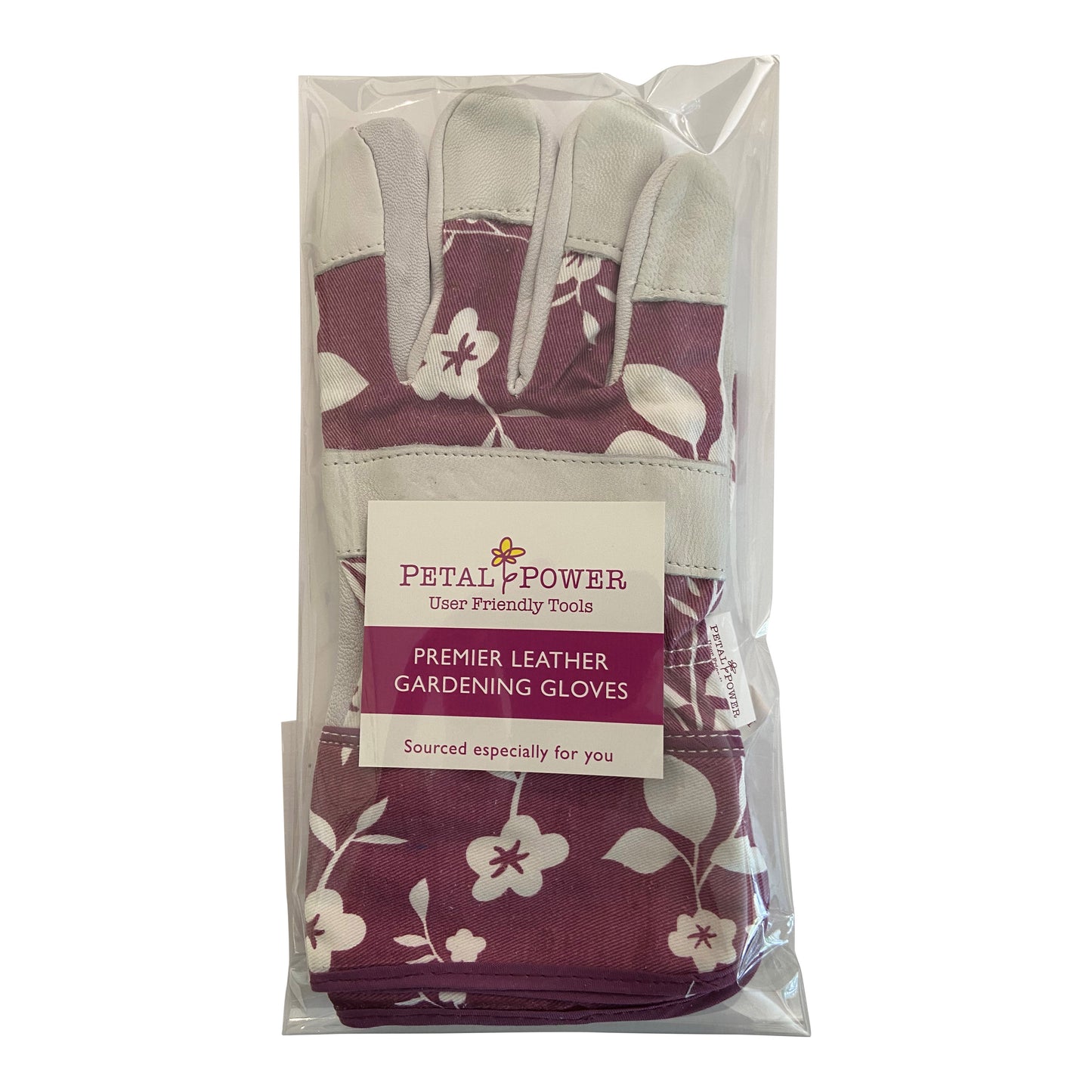 Ladies Leather Floral Gardening Gloves - Perfect Garden Gift