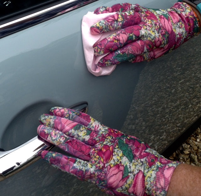 Petal Power Ladies Gardening Gloves (2 Pairs) Rose Garden Floral  - Work Gloves for Women - Best Ladies Garden Gift