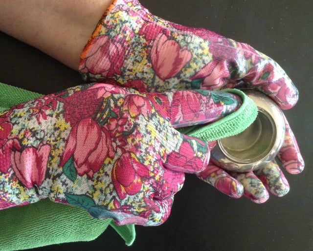 Petal Power Ladies Gardening Gloves (2 Pairs) Rose Garden Floral  - Work Gloves for Women - Best Ladies Garden Gift
