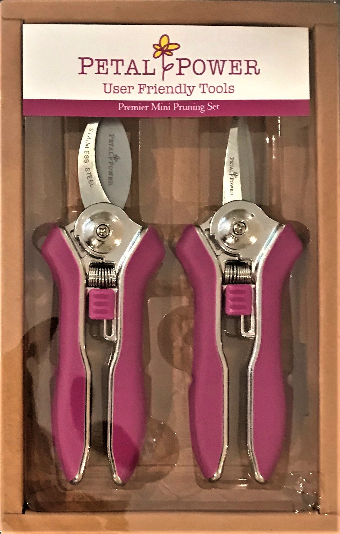 Petal Power Ladies Secateurs Mini Pruner Set. Gardening Pruners - Best Ladies Garden Gift