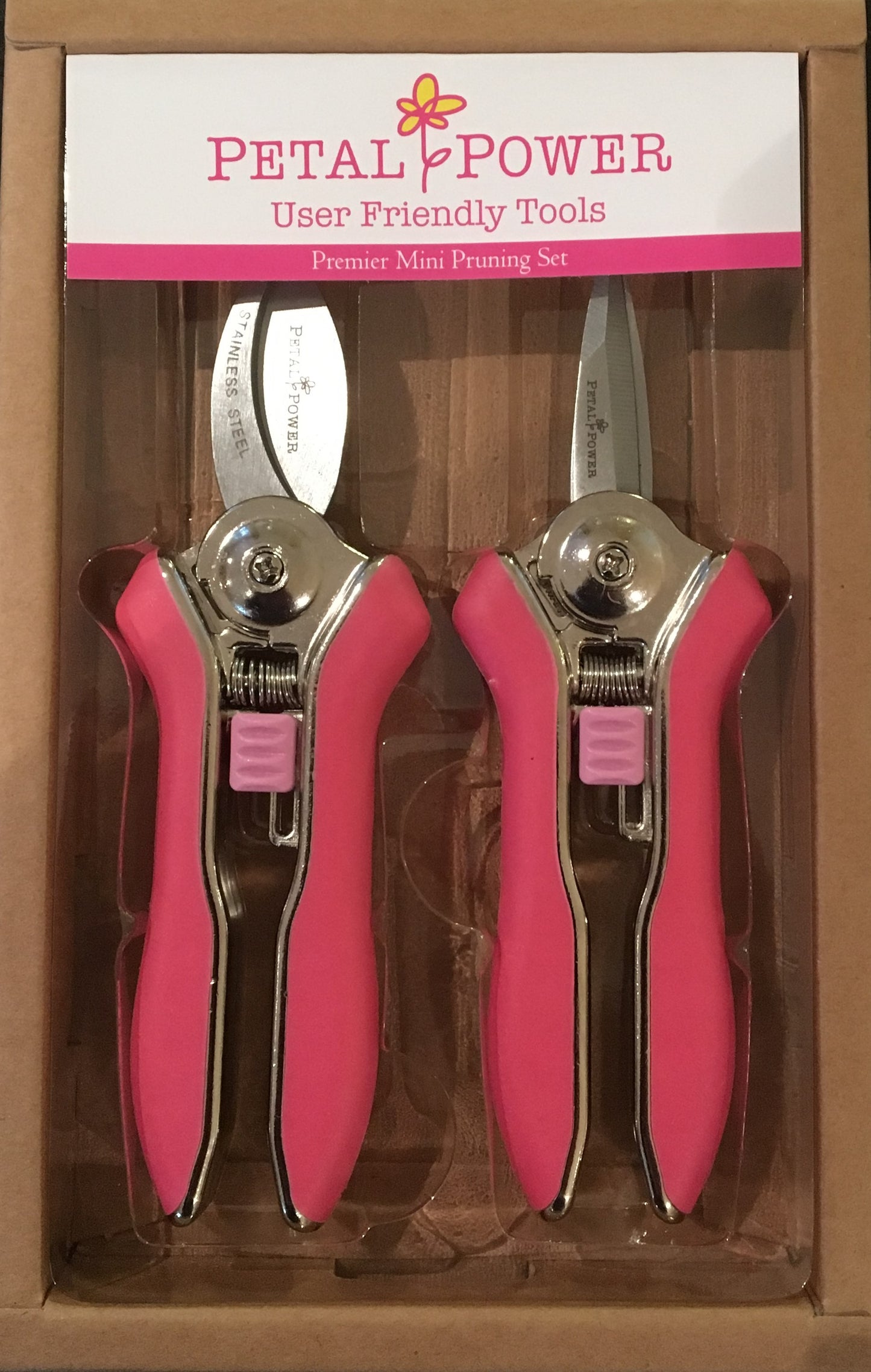 Petal Power Ladies Secateurs Mini Pruner Set. Gardening Pruners - Best Ladies Garden Gift