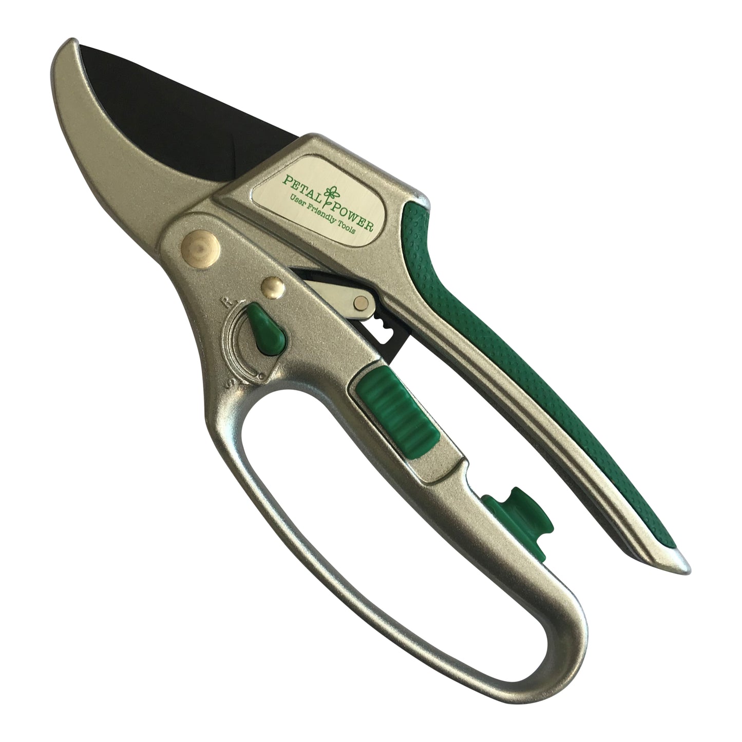 Petal Power Ladies Advanced 2-in-1 Ratchet Pruner Secateurs - 5 X Power Gardening Secateurs