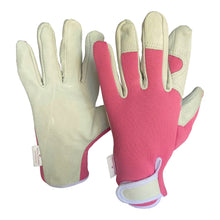 Load image into Gallery viewer, Ladies Leather Garden Gloves - Perfect Work Gloves / Gardening Gloves for Women

