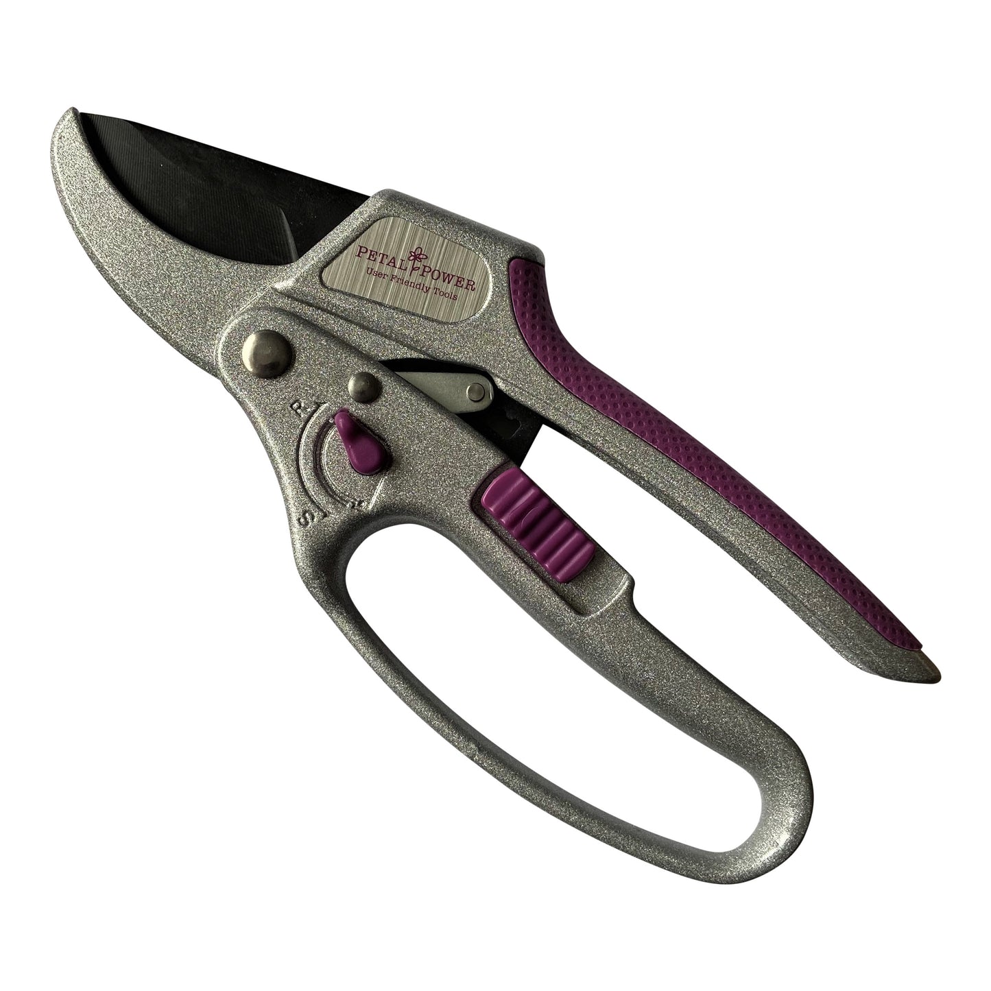 Ladies Gardening Glove & Ratchet Pruner Secateurs (Great for weaker hands) Set